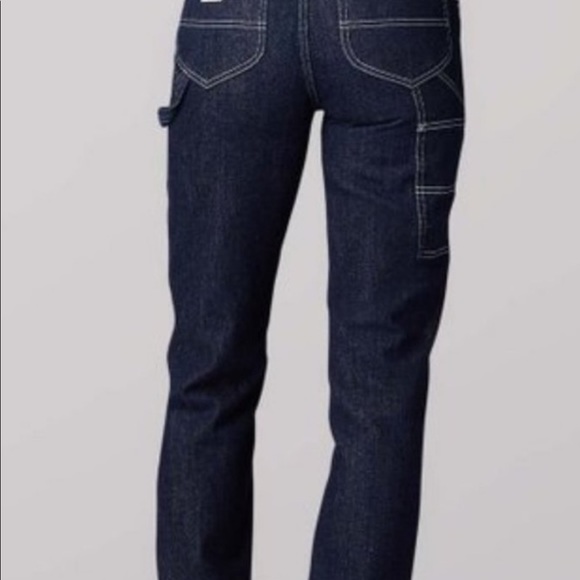 NWT Lee Vintage Modern High Rise Dungaree Ankle Carpenter Jeans - Picture 3 of 6